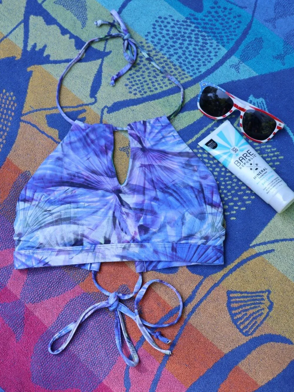 👙 Athleta Kailua High Neck Swim Bikini Top Swimwear